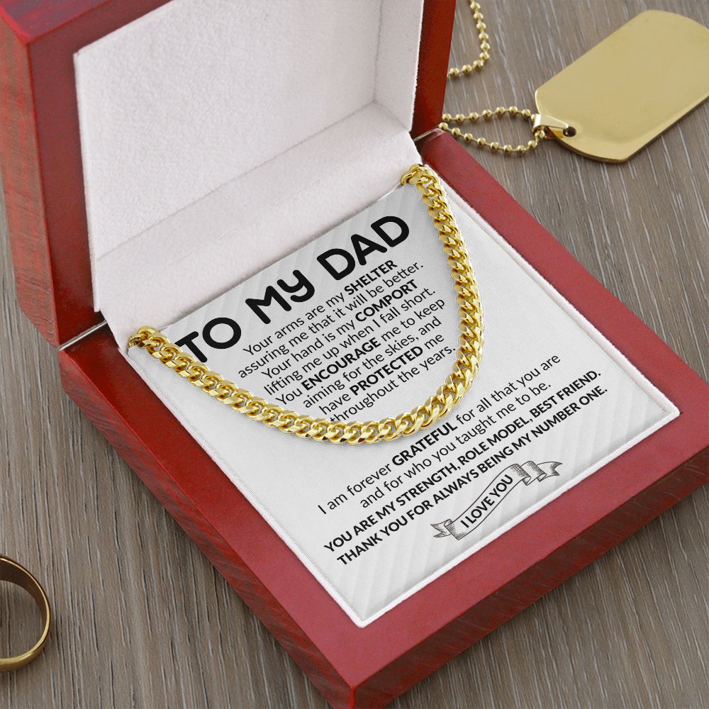 To my Dad I Love You Emporium Discounts Father's Day 19 June 2023 Necklace