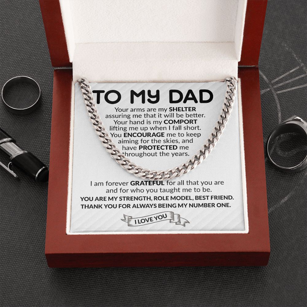To my Dad I Love You Emporium Discounts Father's Day 19 June 2023 Necklace