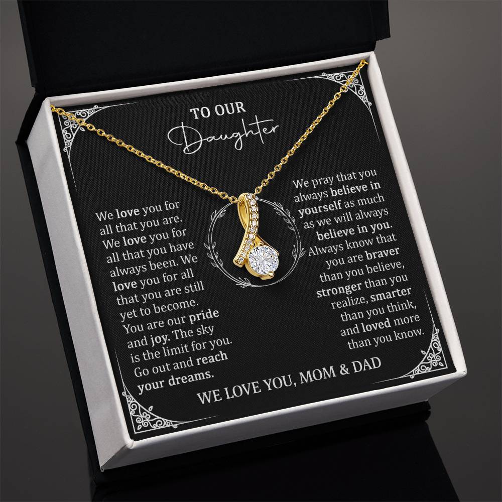 To My Daughter Alluring Beauty Necklace