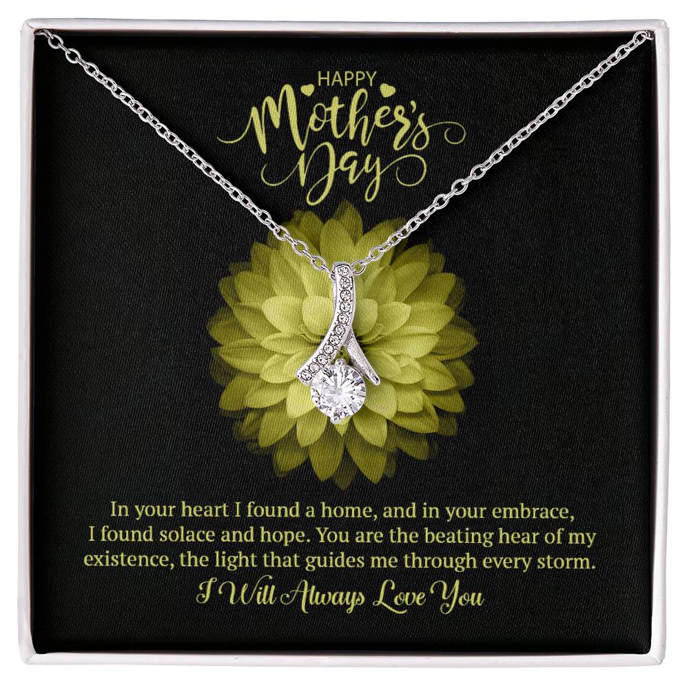 Happy Mother's Day Alluring Beauty Necklace (Yellow & White Gold Variants)