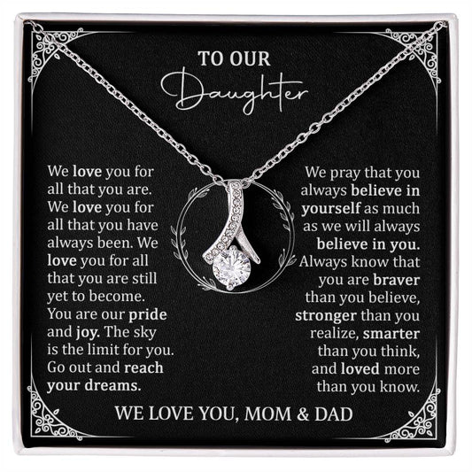 To My Daughter Alluring Beauty Necklace