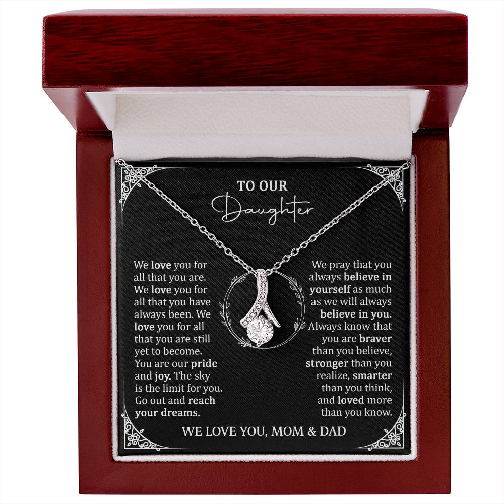 To My Daughter Alluring Beauty Necklace