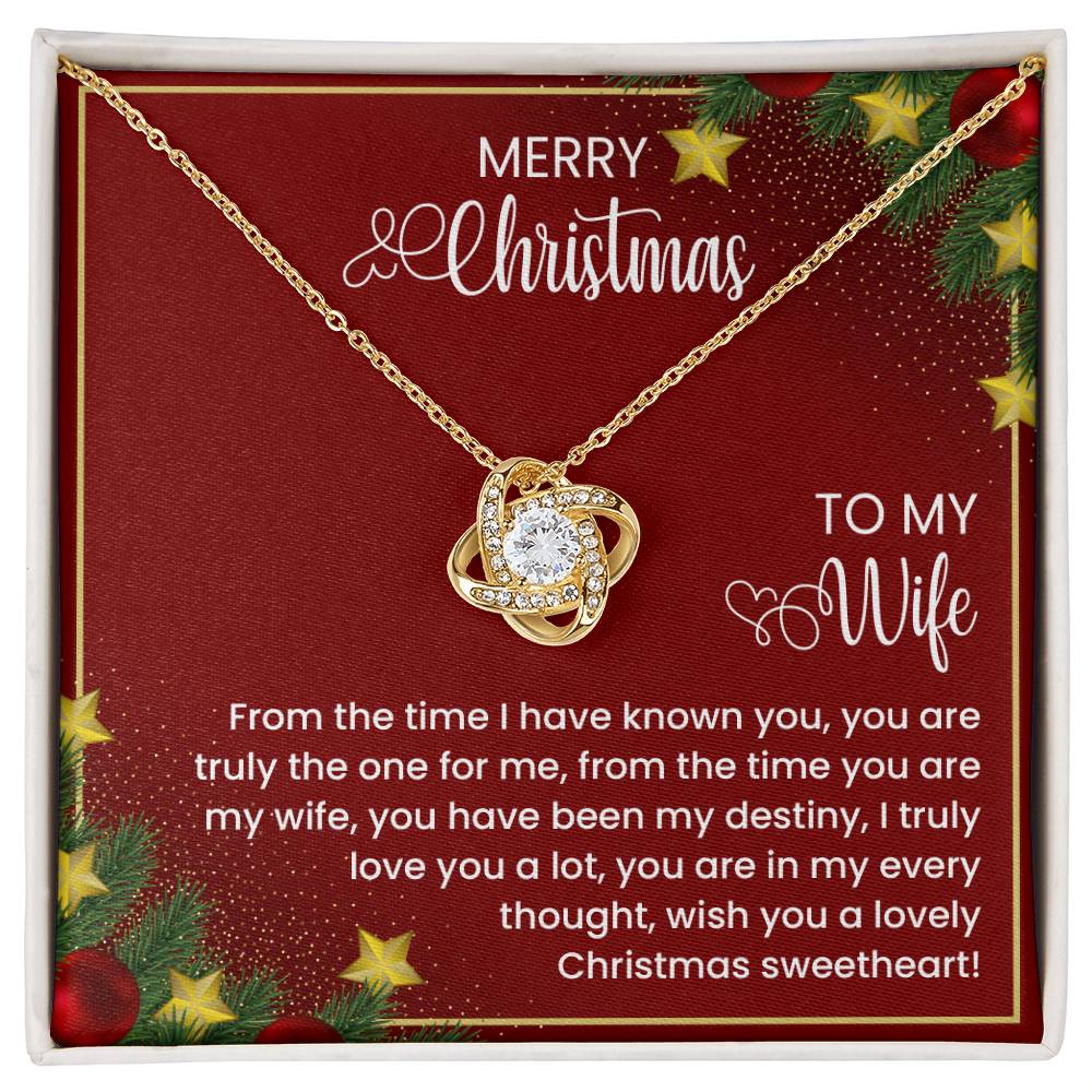 To My Wife wish you a lovely Christmas sweetheart!