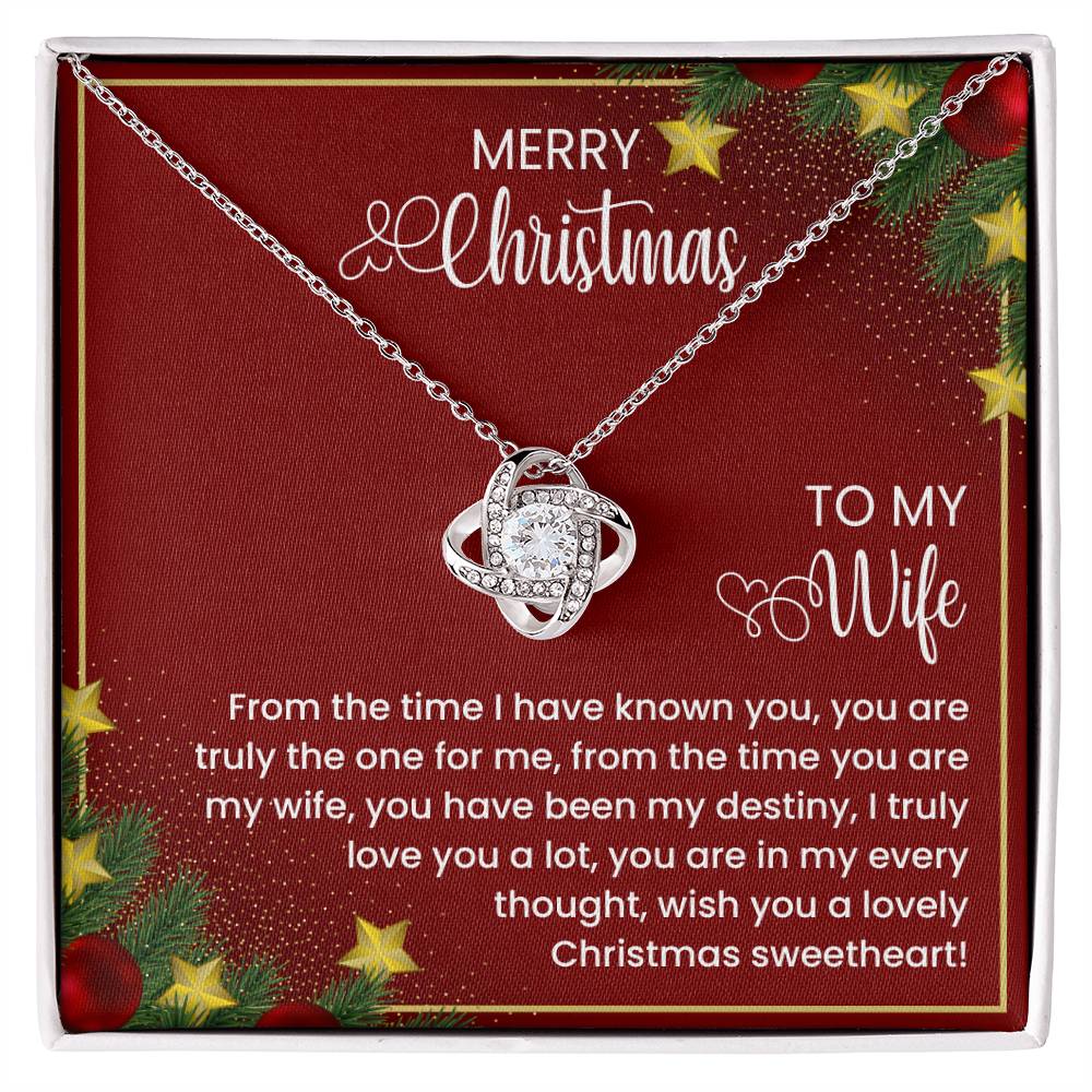 To My Wife wish you a lovely Christmas sweetheart!