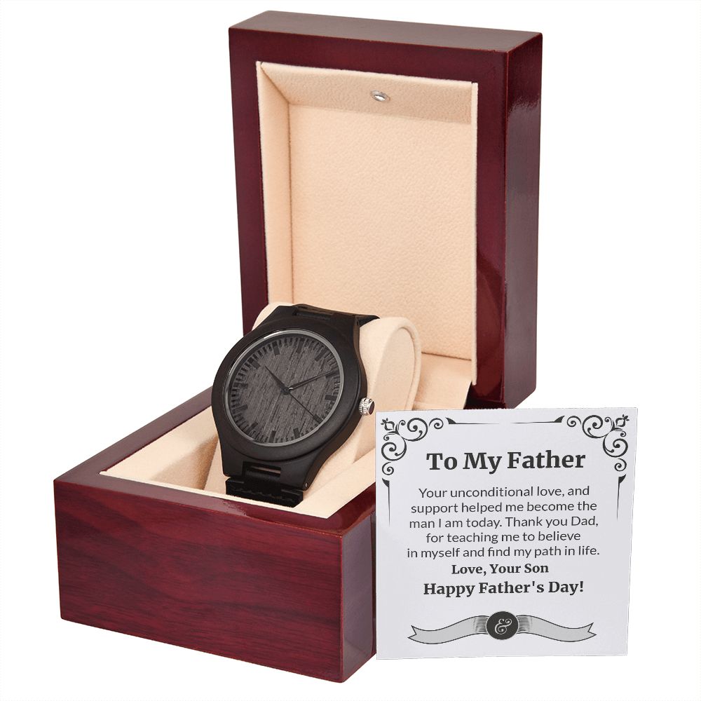 Make this Father's Day one to remember with the classic and stylish Men's Openwork Watch. With its sleek design and comfortable fit, this timeless accessory is sure to be a welcome addition to your father's wardrobe. Surprise your dad with a gift that speaks to just how much your love and appreciate him.