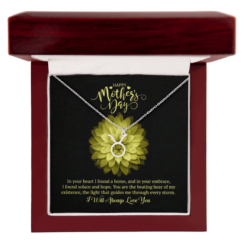 Happy Mother's Day Zodiac Symbol Necklace