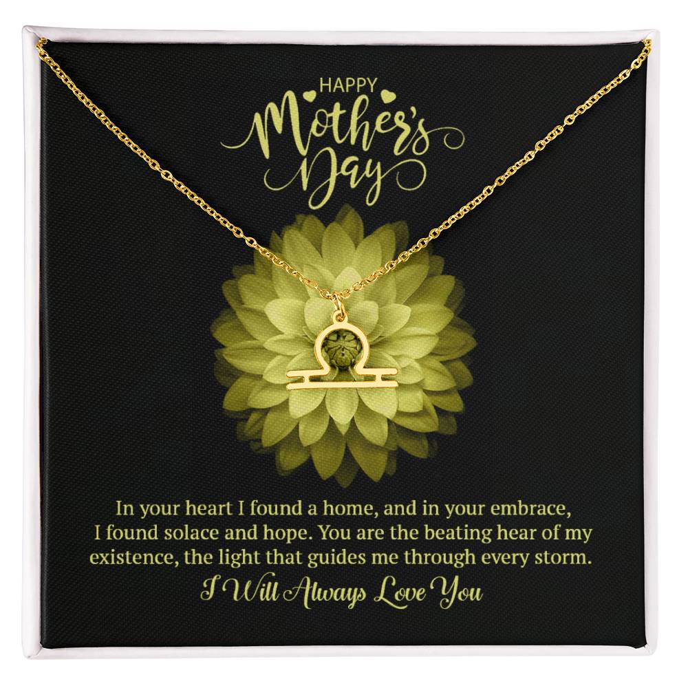 Happy Mother's Day Zodiac Symbol Necklace