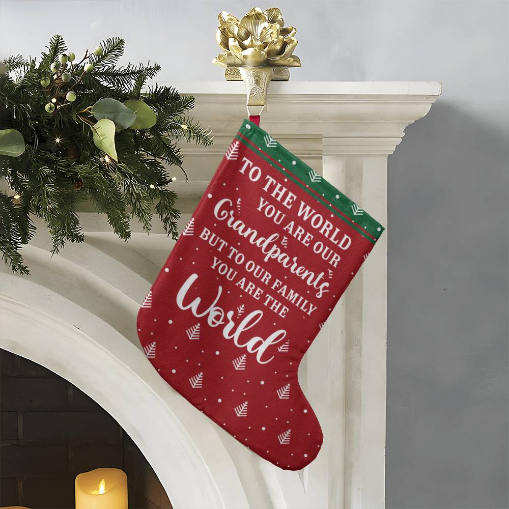 Grandparents Giant Holiday Stocking