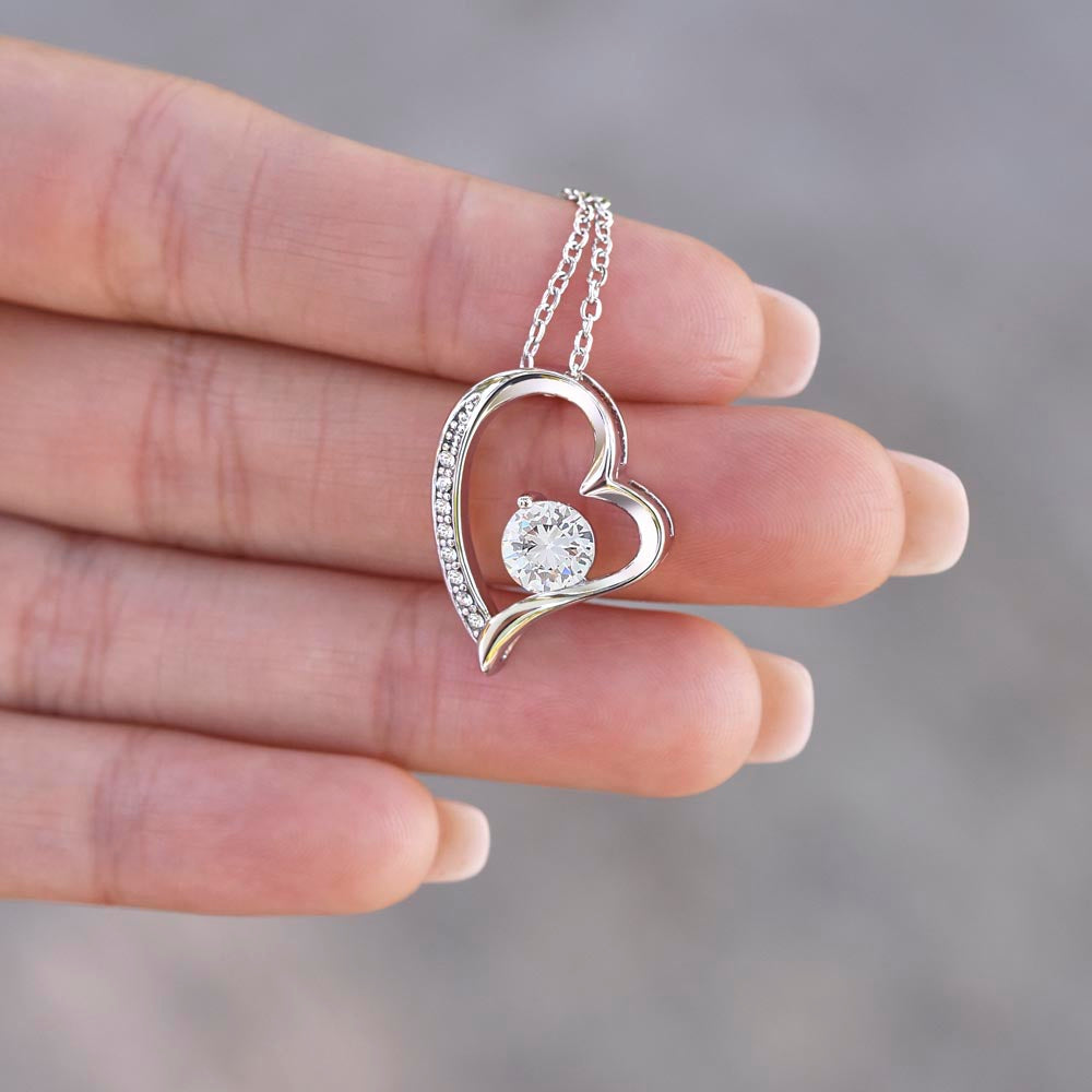 To My Daughter Forever Love Necklace