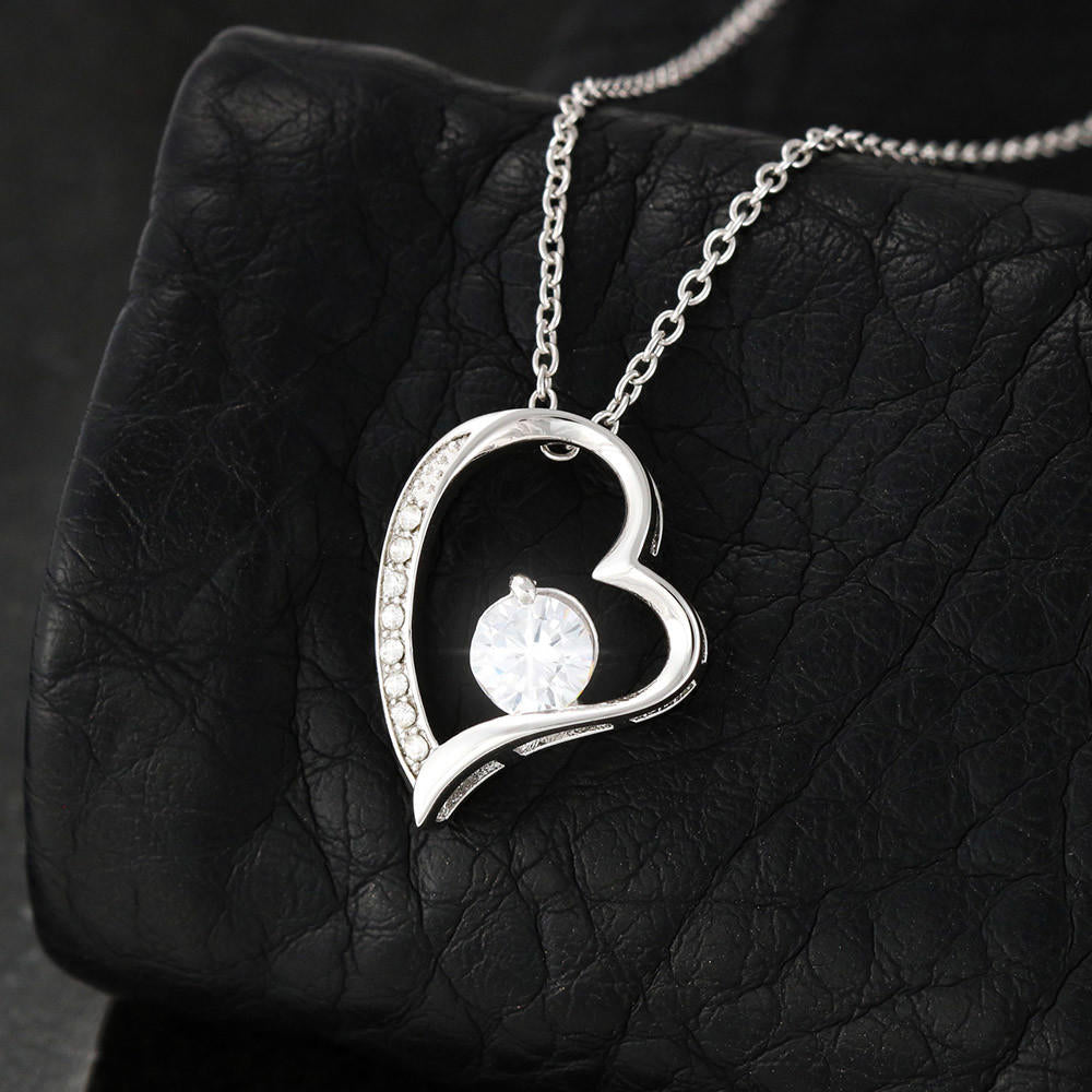 To My Daughter Forever Love Necklace