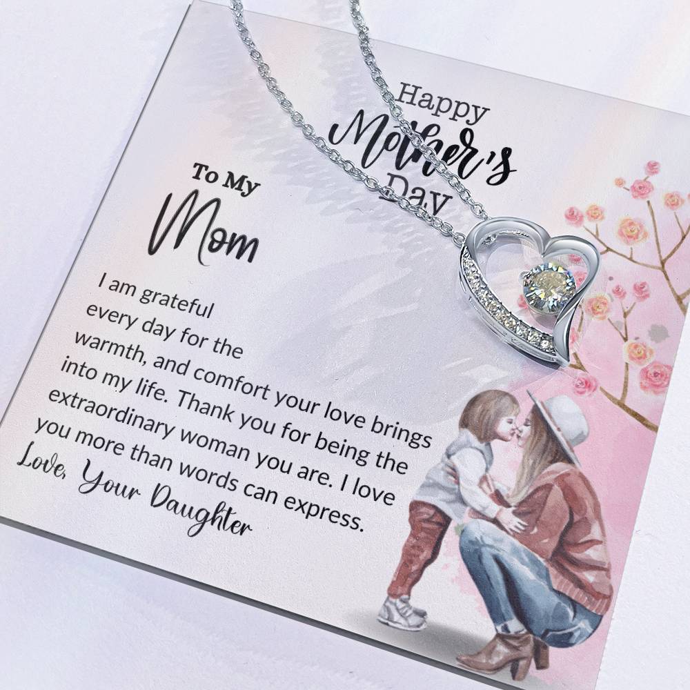 Happy Mother's Day Forever Love Necklace