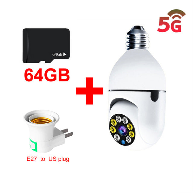 Seeking an affordable yet reliable surveillance camera? The Bulb Surveillance Camera is the ideal choice! This top-tier camera is perfect for home and business security, featuring night vision, human tracking, and WIFI connection. You can stay connected to your camera feed from anywhere, and with two-way audio talk, you can communicate with people on-site. Enjoy quality surveillance without breaking the bank with the Bulb Surveillance Camera.