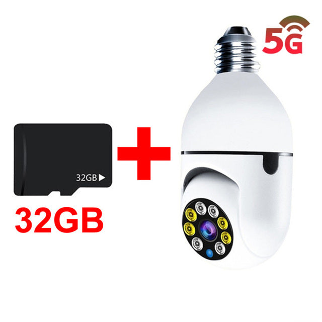 Seeking an affordable yet reliable surveillance camera? The Bulb Surveillance Camera is the ideal choice! This top-tier camera is perfect for home and business security, featuring night vision, human tracking, and WIFI connection. You can stay connected to your camera feed from anywhere, and with two-way audio talk, you can communicate with people on-site. Enjoy quality surveillance without breaking the bank with the Bulb Surveillance Camera.