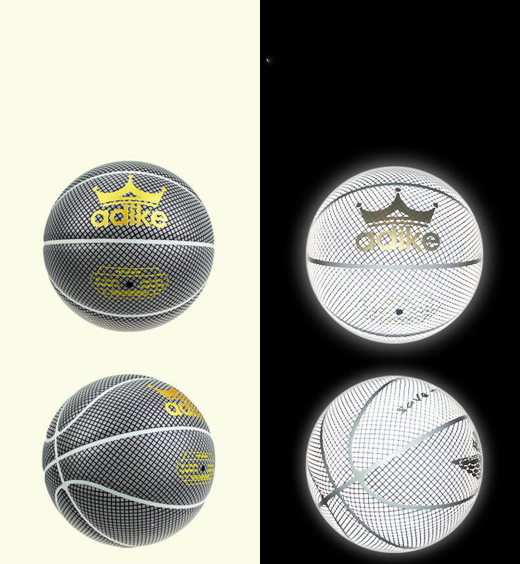 Glowing Luminous Fluorescent Basketball Night Game Basketball Emporium Discounts