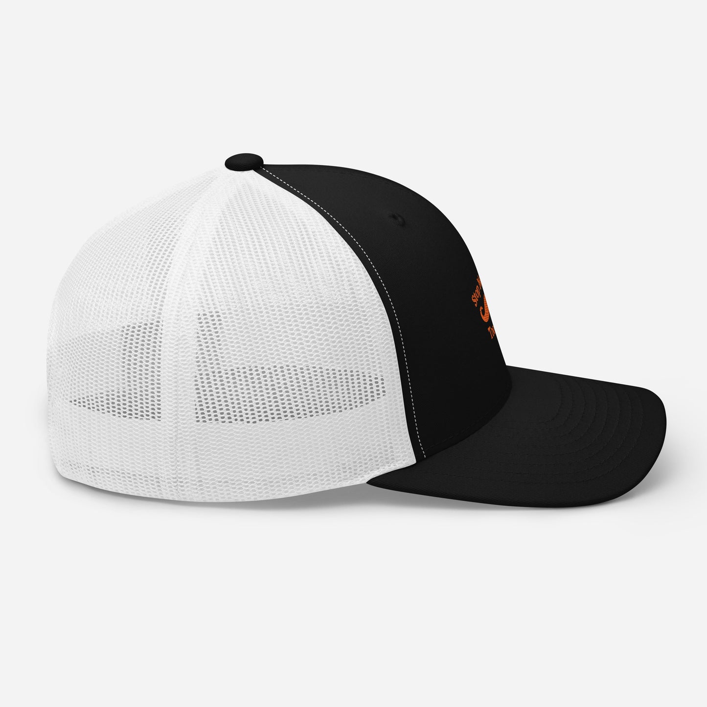 This six-panel trucker cap with mesh back is a fashionable and comfortable way to show your support for Movember. This yearly event works to raise awareness of the health issues affecting men, including prostate and testicular cancer and suicide prevention, and derives its name from the combination of "mo" (slang for moustache) and "November".  Shop now at Emporium Discounts