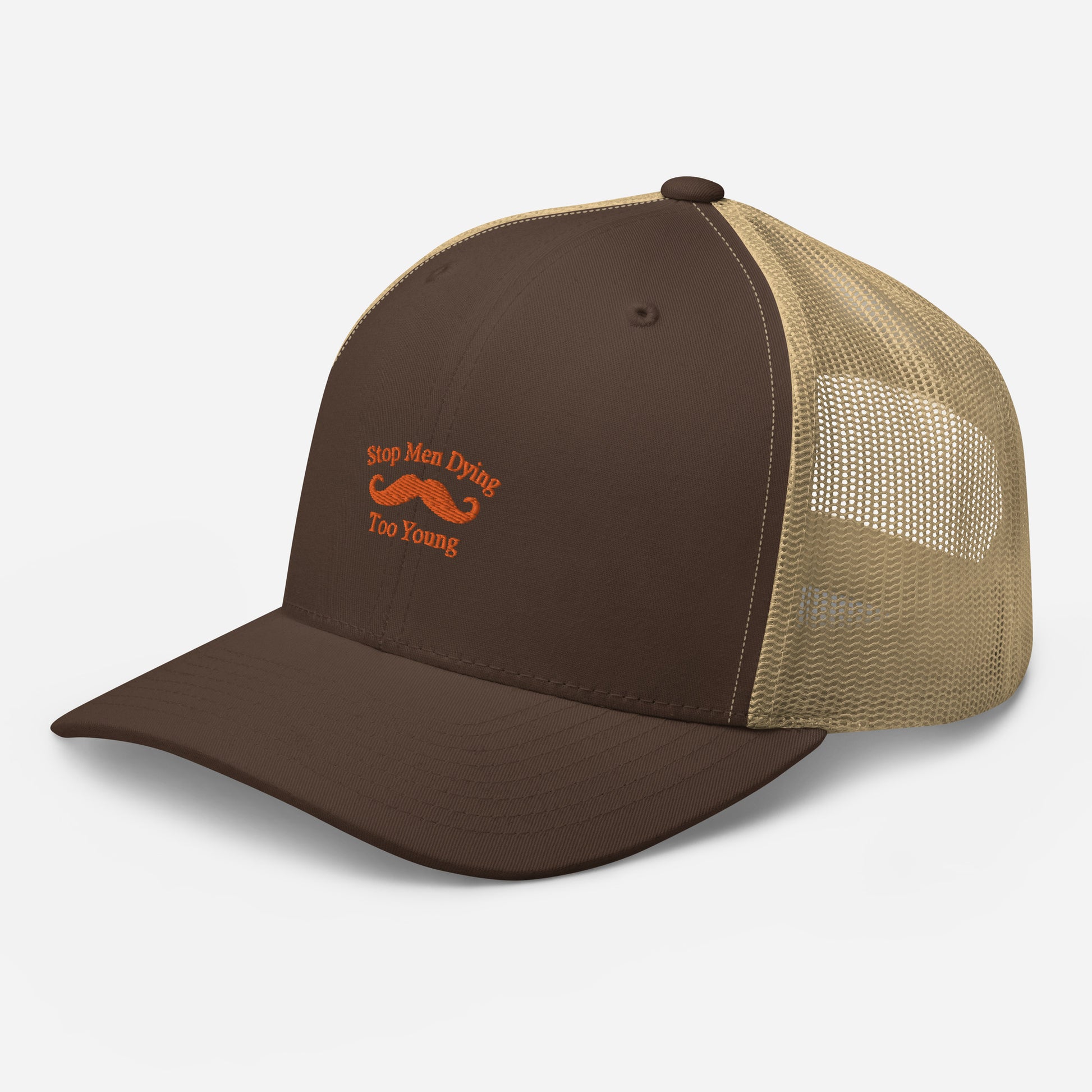 This six-panel trucker cap with mesh back is a fashionable and comfortable way to show your support for Movember. This yearly event works to raise awareness of the health issues affecting men, including prostate and testicular cancer and suicide prevention, and derives its name from the combination of "mo" (slang for moustache) and "November".  Shop now at Emporium Discounts