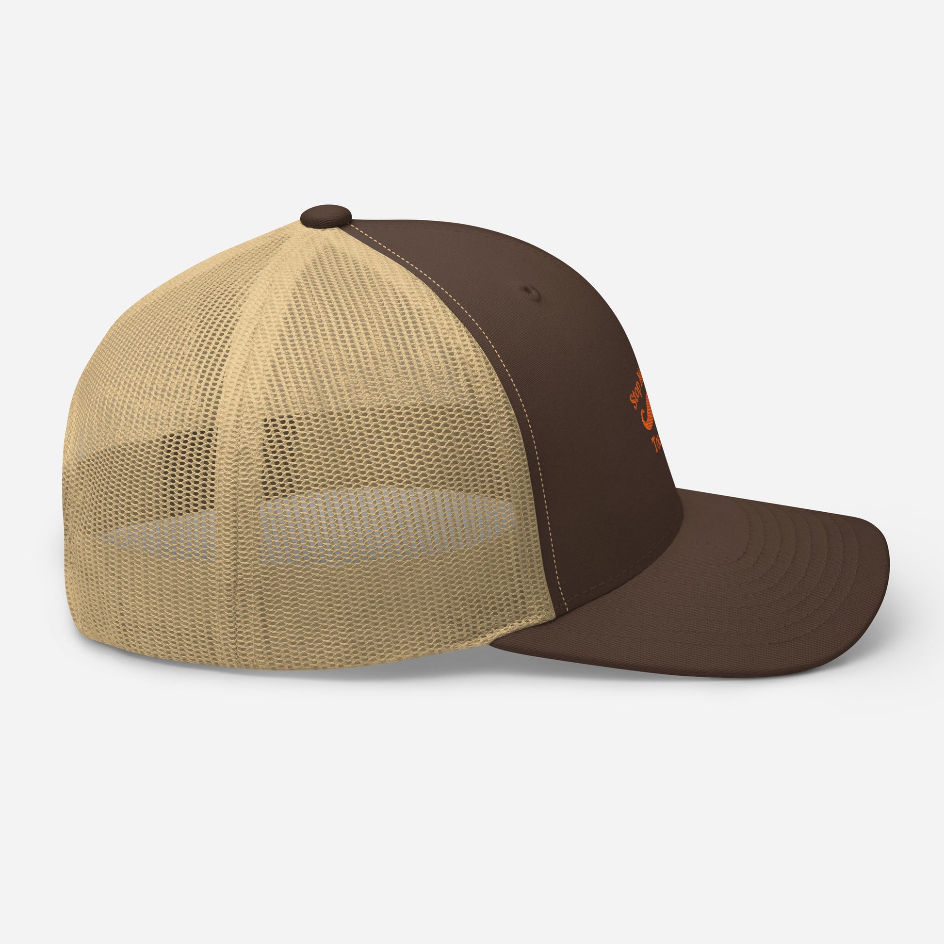 This six-panel trucker cap with mesh back is a fashionable and comfortable way to show your support for Movember. This yearly event works to raise awareness of the health issues affecting men, including prostate and testicular cancer and suicide prevention, and derives its name from the combination of "mo" (slang for moustache) and "November".  Shop now at Emporium Discounts