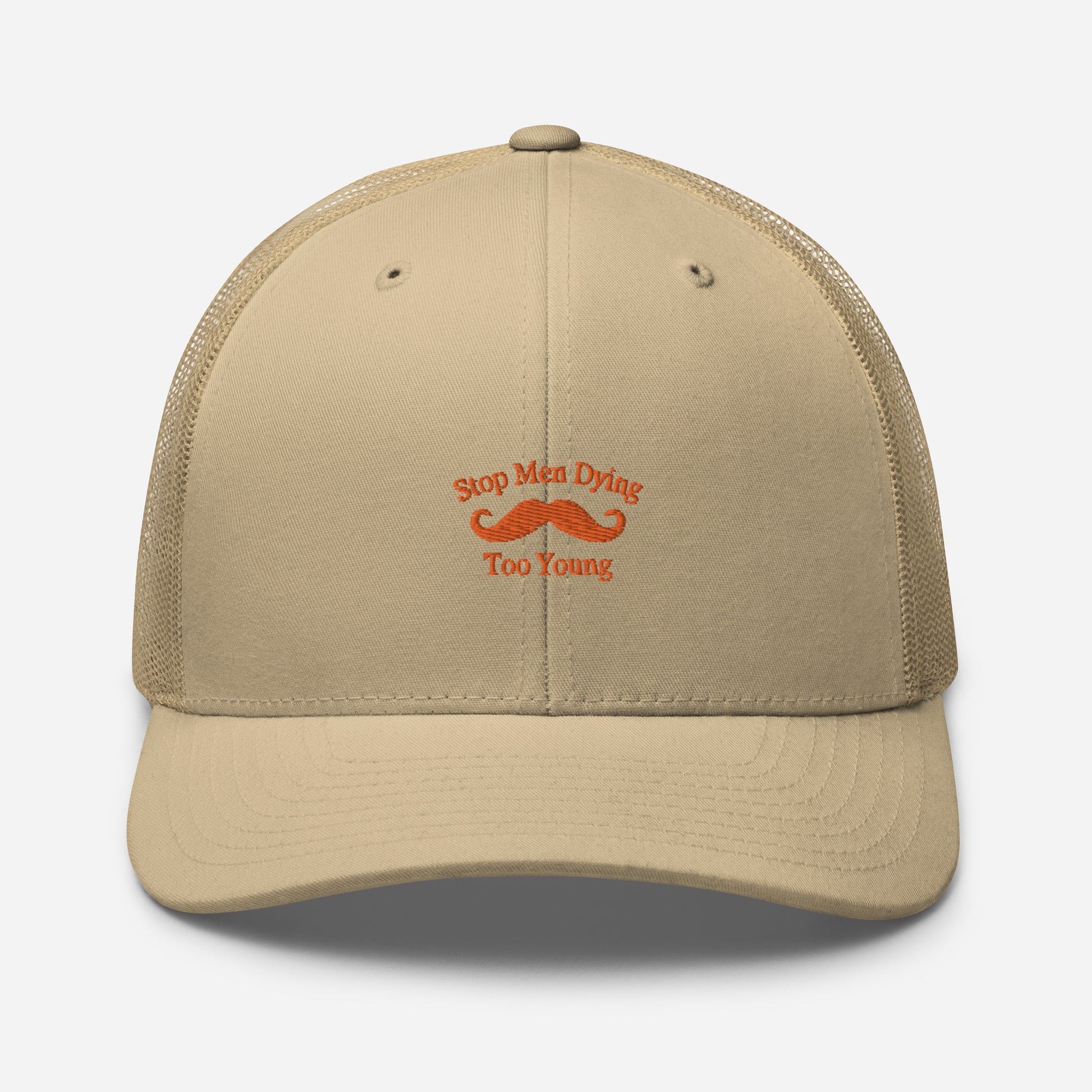 This six-panel trucker cap with mesh back is a fashionable and comfortable way to show your support for Movember. This yearly event works to raise awareness of the health issues affecting men, including prostate and testicular cancer and suicide prevention, and derives its name from the combination of "mo" (slang for moustache) and "November".  Shop now at Emporium Discounts