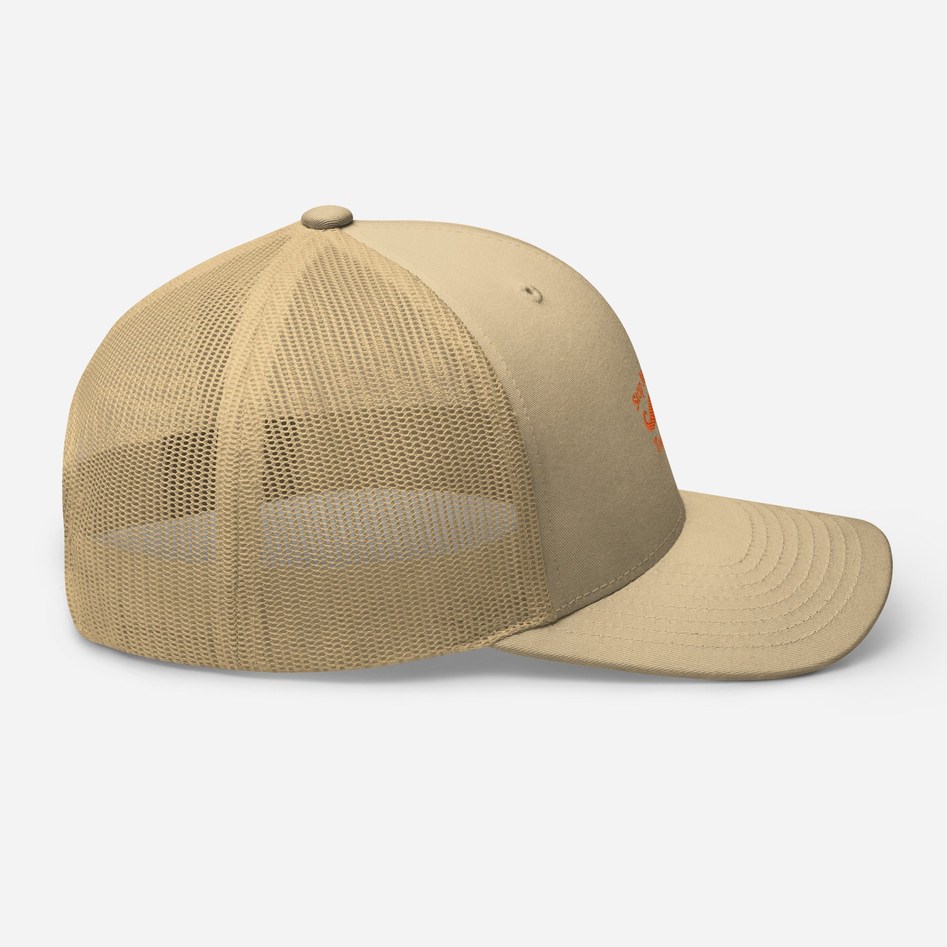 This six-panel trucker cap with mesh back is a fashionable and comfortable way to show your support for Movember. This yearly event works to raise awareness of the health issues affecting men, including prostate and testicular cancer and suicide prevention, and derives its name from the combination of "mo" (slang for moustache) and "November".  Shop now at Emporium Discounts