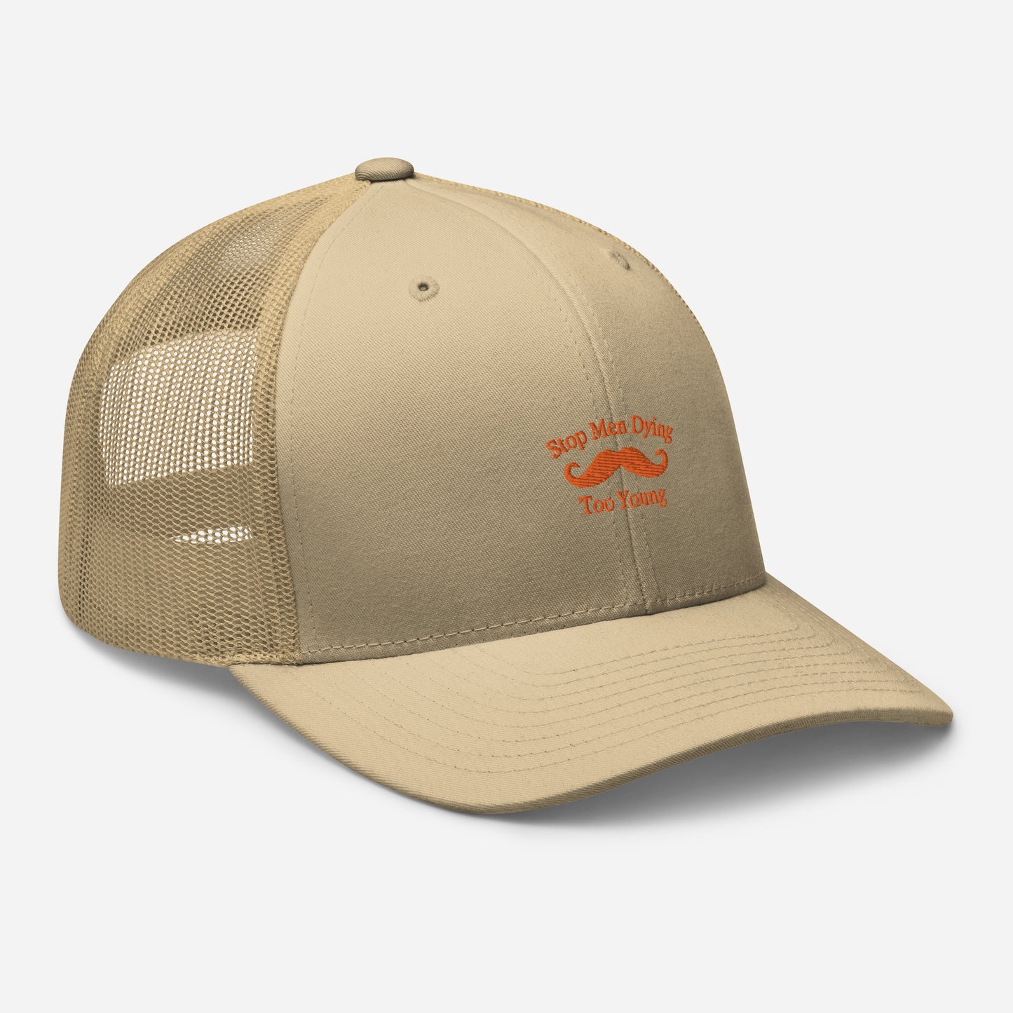 This six-panel trucker cap with mesh back is a fashionable and comfortable way to show your support for Movember. This yearly event works to raise awareness of the health issues affecting men, including prostate and testicular cancer and suicide prevention, and derives its name from the combination of "mo" (slang for moustache) and "November".  Shop now at Emporium Discounts