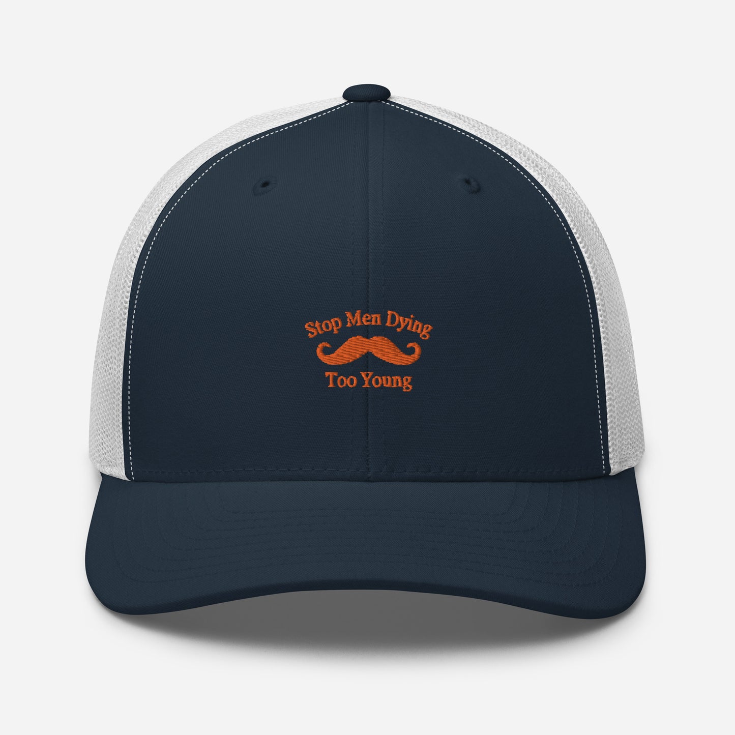 This six-panel trucker cap with mesh back is a fashionable and comfortable way to show your support for Movember. This yearly event works to raise awareness of the health issues affecting men, including prostate and testicular cancer and suicide prevention, and derives its name from the combination of "mo" (slang for moustache) and "November".  Shop now at Emporium Discounts