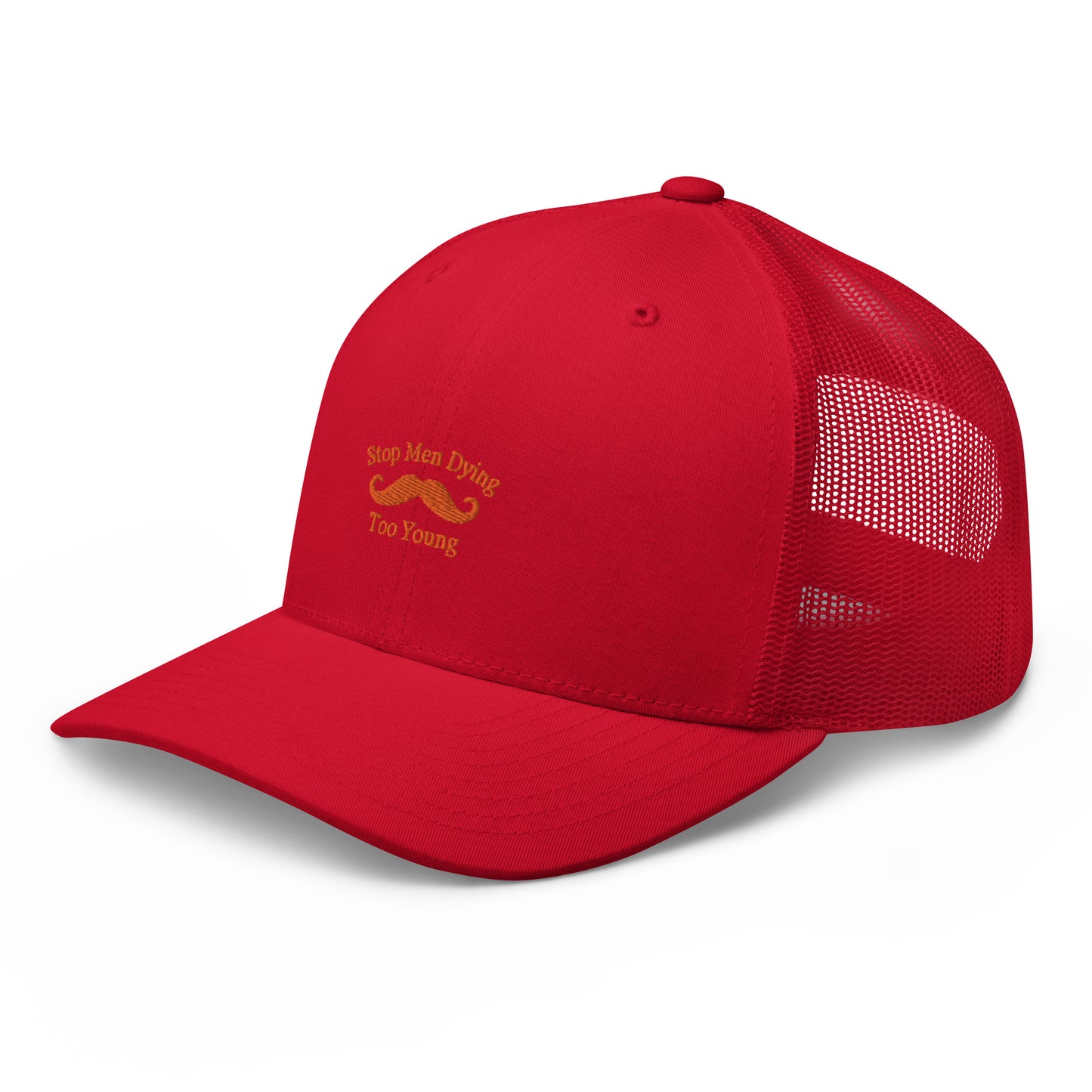 This six-panel trucker cap with mesh back is a fashionable and comfortable way to show your support for Movember. This yearly event works to raise awareness of the health issues affecting men, including prostate and testicular cancer and suicide prevention, and derives its name from the combination of "mo" (slang for moustache) and "November".  Shop now at Emporium Discounts