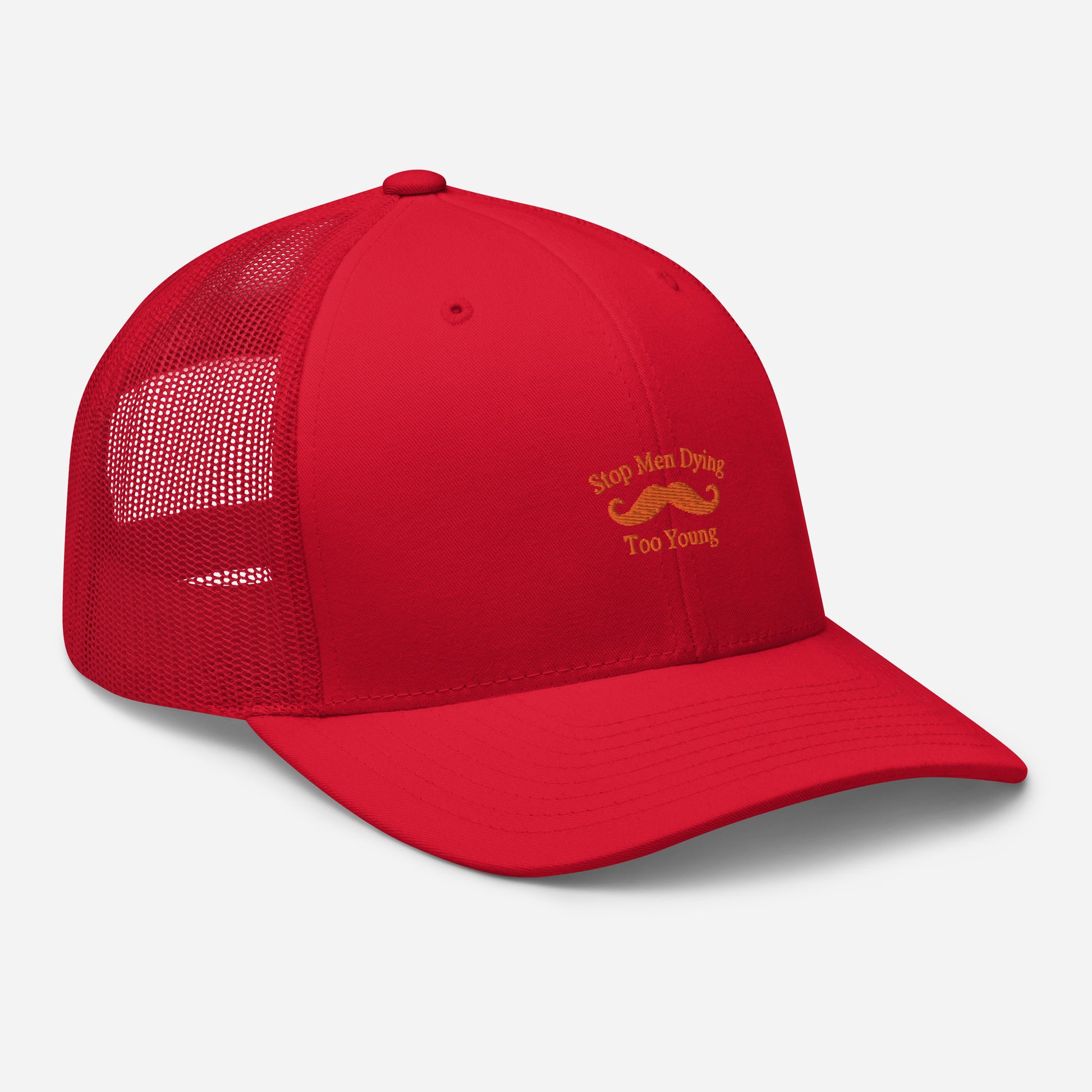 This six-panel trucker cap with mesh back is a fashionable and comfortable way to show your support for Movember. This yearly event works to raise awareness of the health issues affecting men, including prostate and testicular cancer and suicide prevention, and derives its name from the combination of "mo" (slang for moustache) and "November".  Shop now at Emporium Discounts