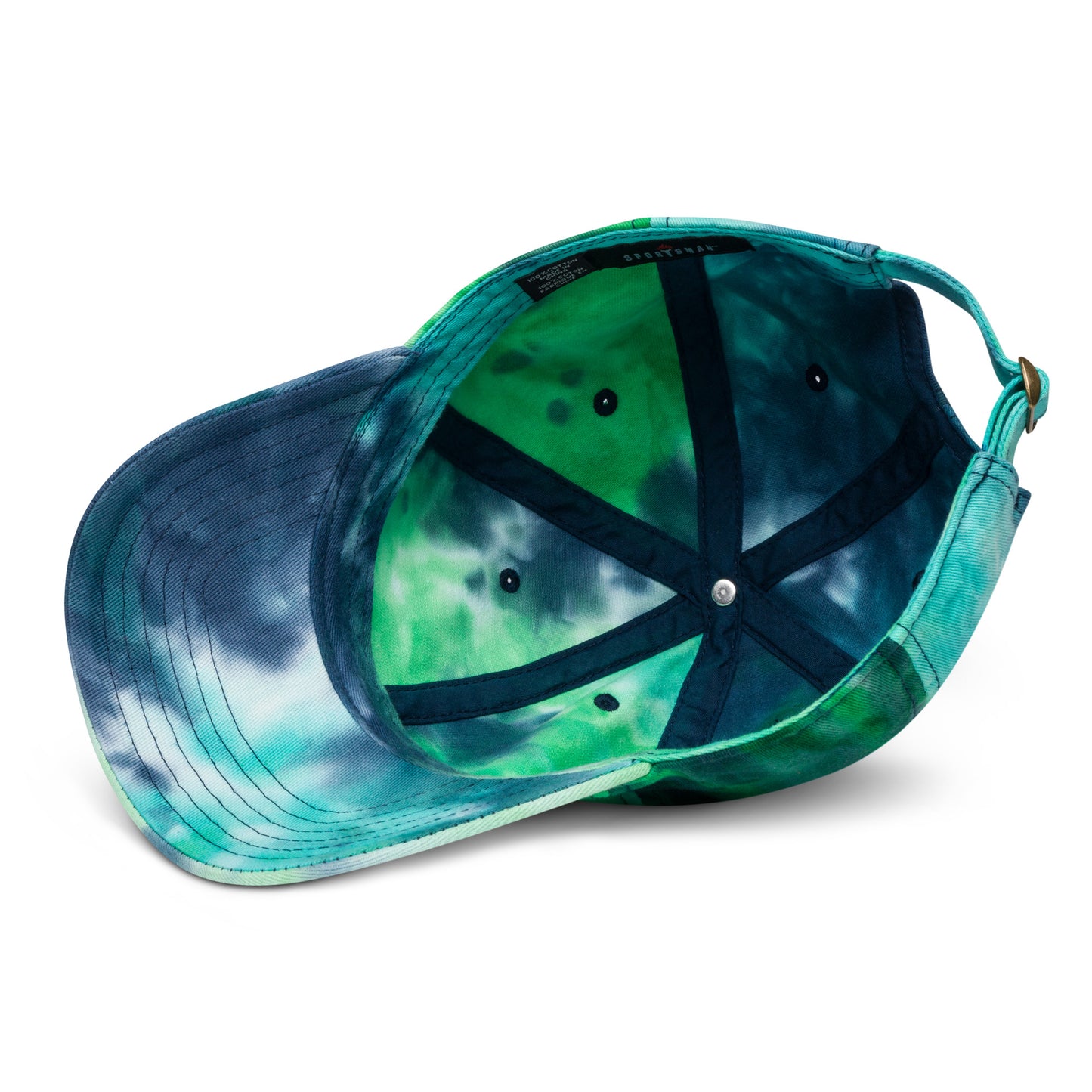 Tie dye hat Stop Men Dying Too Long Front & Back Growing Stronger Emporium Discounts