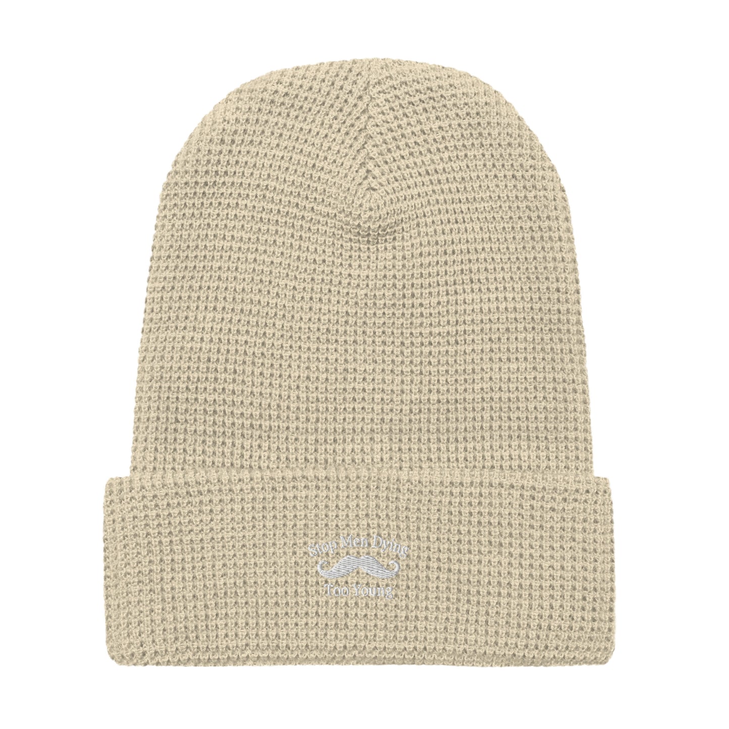 This waffle beanie is crafted with a distinctive honeycomb-like weave for optimal warmth when exploring the great outdoors. Featuring an adjustable cuff and flexible fabric, it guarantees a snug fit wherever you go - be it a hike, camping trip, or more! Every November, Movember sheds light on male health issues such as prostate and testicular cancer, in addition to suicide prevention. The term is derived from the words "moustache" and "November".