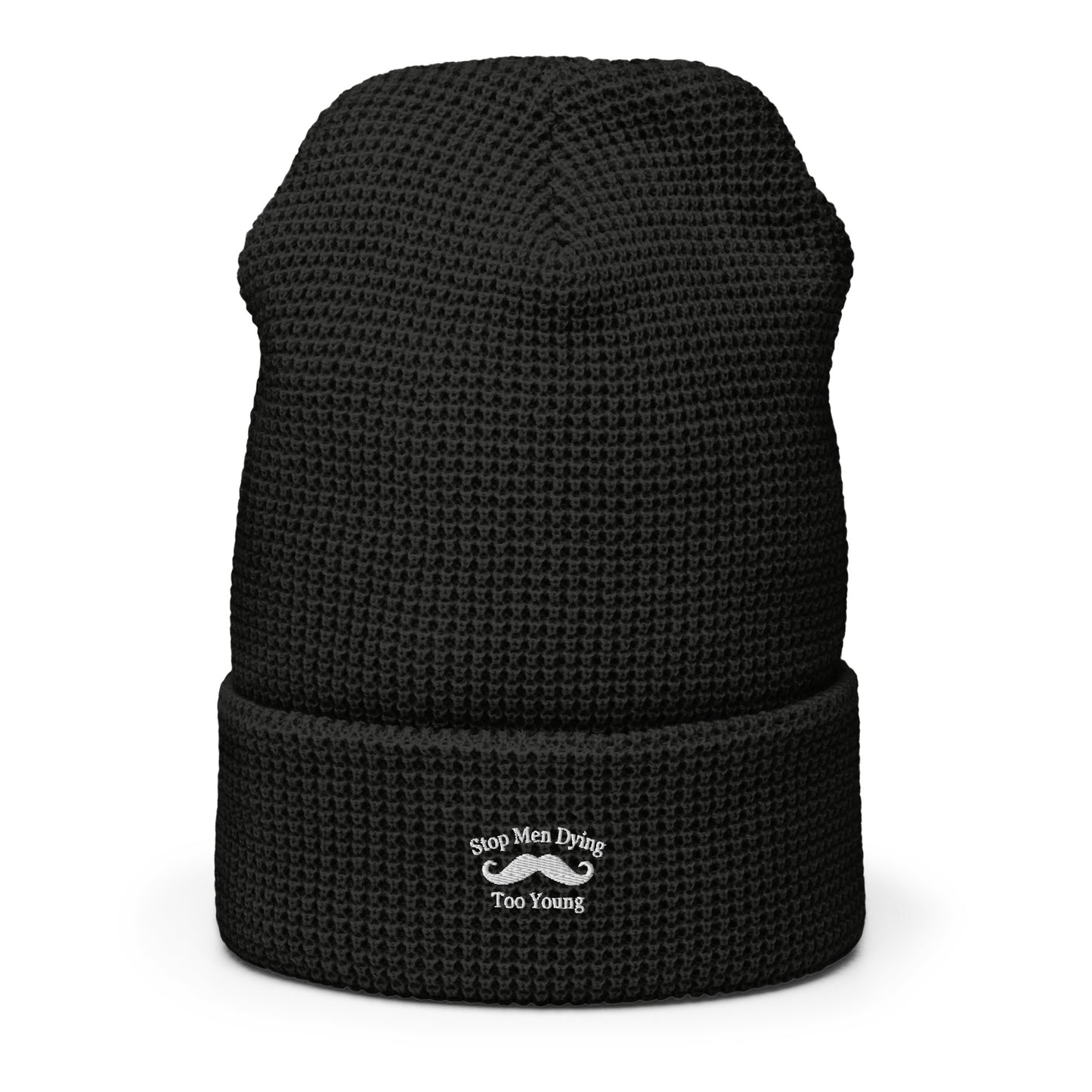 This waffle beanie is crafted with a distinctive honeycomb-like weave for optimal warmth when exploring the great outdoors. Featuring an adjustable cuff and flexible fabric, it guarantees a snug fit wherever you go - be it a hike, camping trip, or more! Every November, Movember sheds light on male health issues such as prostate and testicular cancer, in addition to suicide prevention. The term is derived from the words "moustache" and "November".