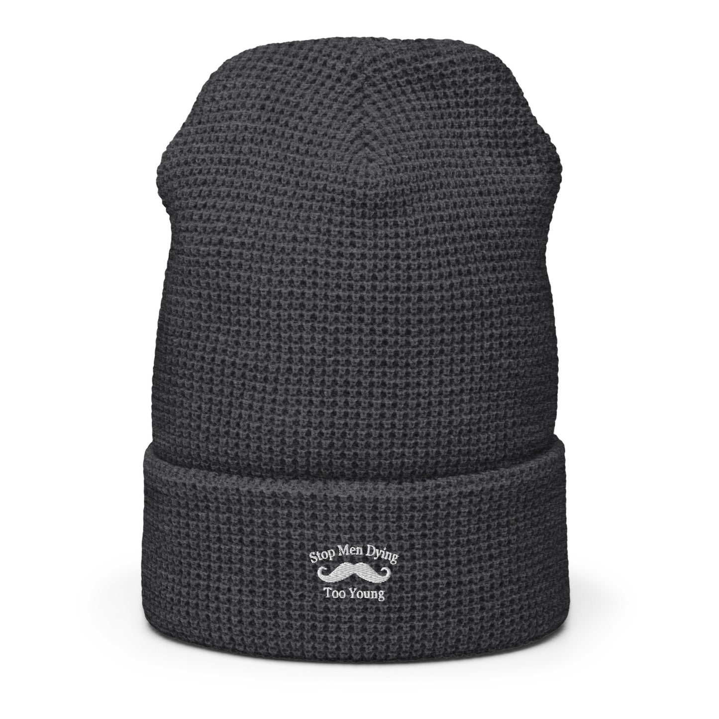 This waffle beanie is crafted with a distinctive honeycomb-like weave for optimal warmth when exploring the great outdoors. Featuring an adjustable cuff and flexible fabric, it guarantees a snug fit wherever you go - be it a hike, camping trip, or more! Every November, Movember sheds light on male health issues such as prostate and testicular cancer, in addition to suicide prevention. The term is derived from the words "moustache" and "November".