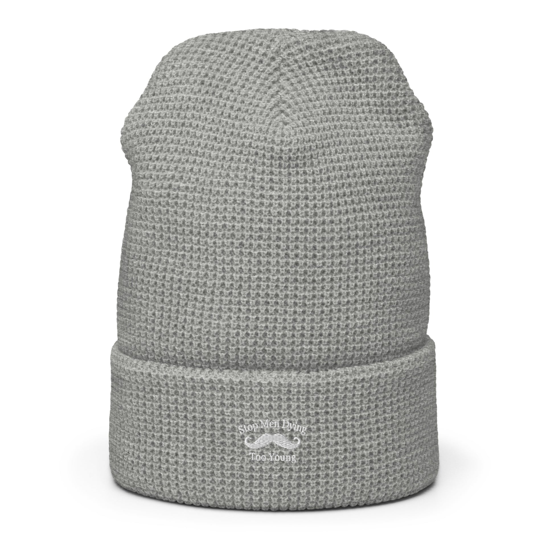 This waffle beanie is crafted with a distinctive honeycomb-like weave for optimal warmth when exploring the great outdoors. Featuring an adjustable cuff and flexible fabric, it guarantees a snug fit wherever you go - be it a hike, camping trip, or more! Every November, Movember sheds light on male health issues such as prostate and testicular cancer, in addition to suicide prevention. The term is derived from the words "moustache" and "November".