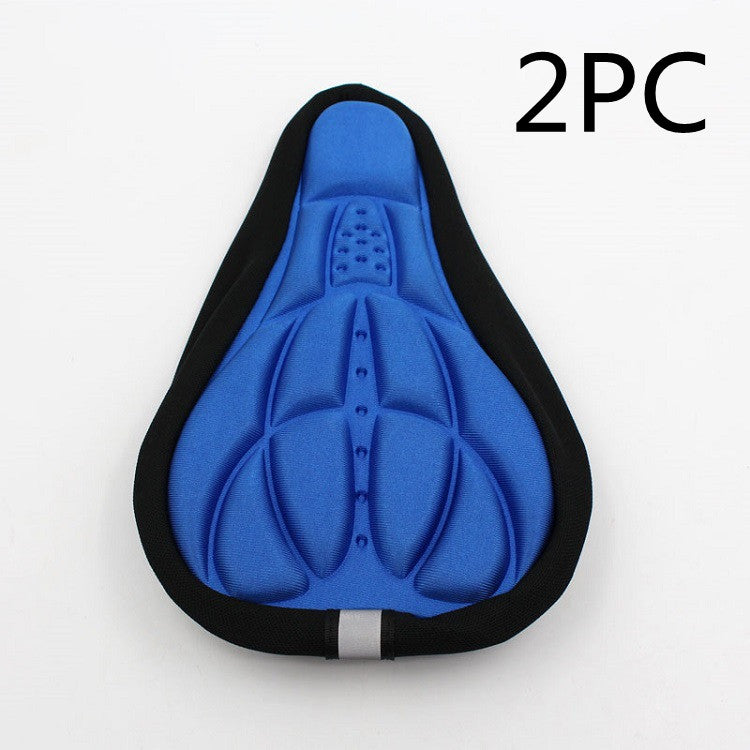 Bicycle embossed breathable mat color 3D breathable seat cover Emporium Discounts Blue 2 pieces