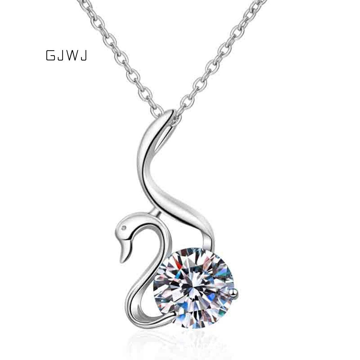 Moissanite Swan Diamond Necklace Emporium Discounts