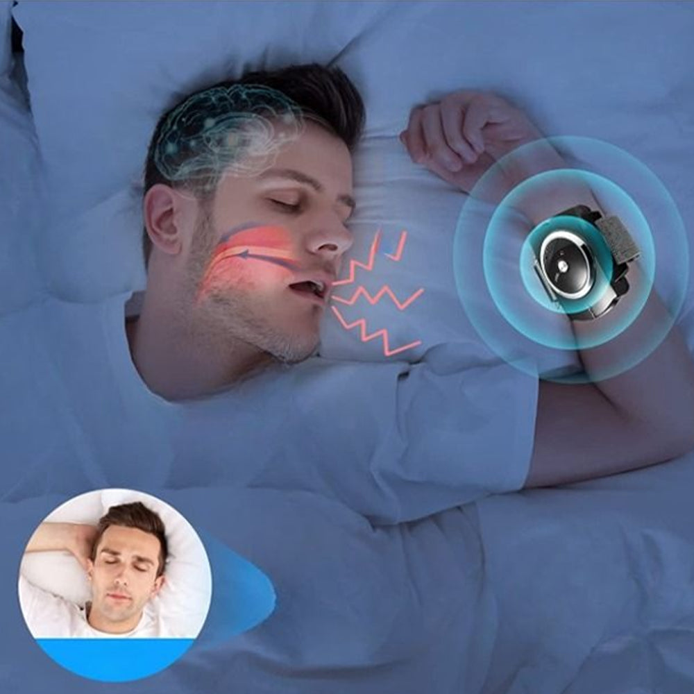 Anti-Snoring Sleep Connection Device with Wristband Stop Snoring Solution for men and Women- Battery Powered | Emporium Discounts