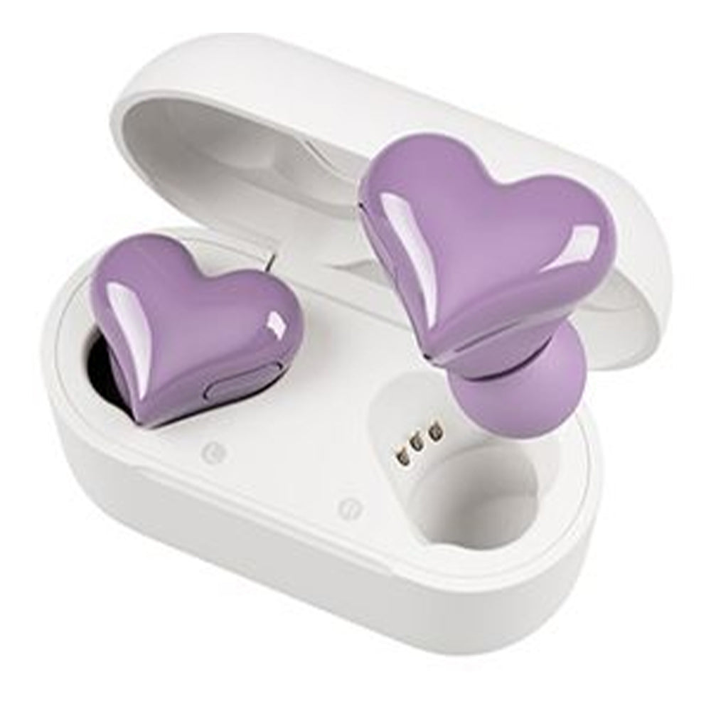 Wireless Bluetooth Heart Style Earphones - USB Rechargeable_2