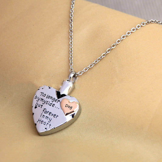 Heart Shaped Pet Ashes Necklace In Memory Of Loved Ones Emporium Discounts