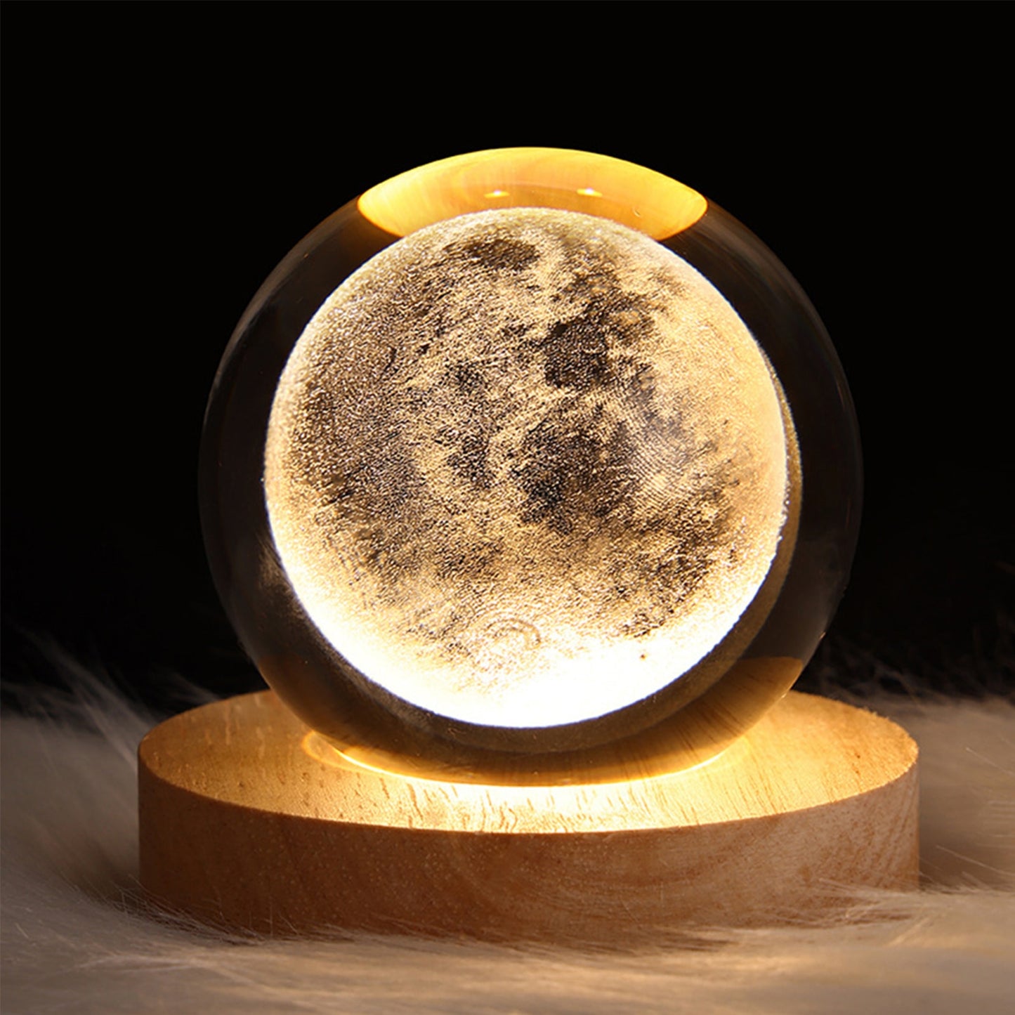 Crystal Ball Lamp moon