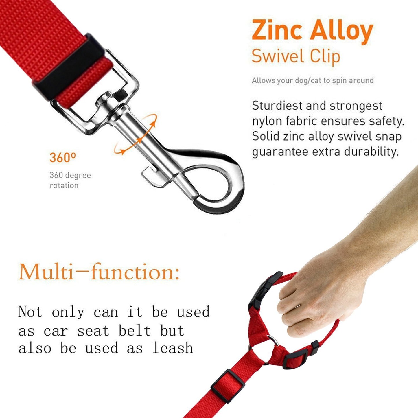 Pet safety leash Come In Different Colours