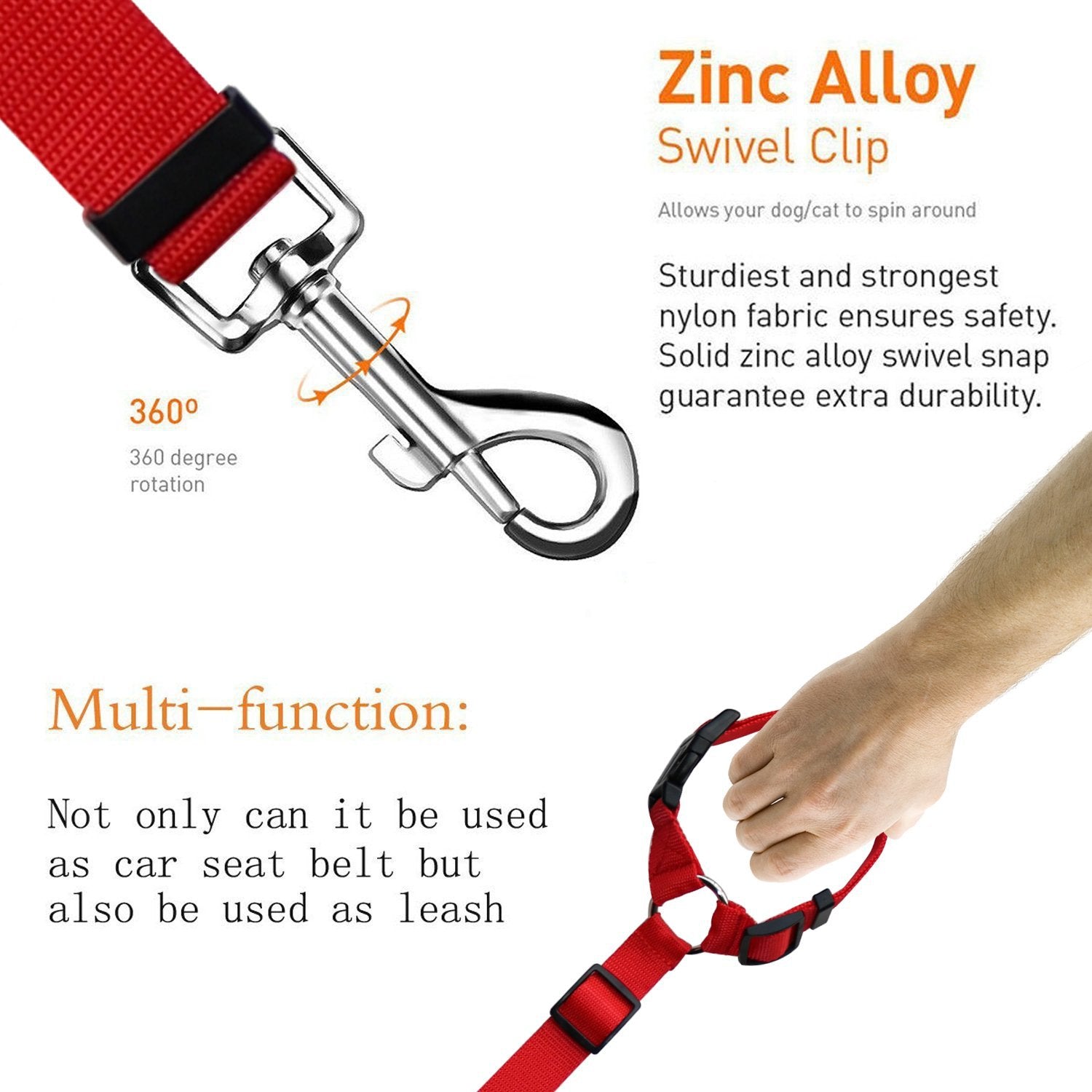 Pet safety leash Come In Different Colours