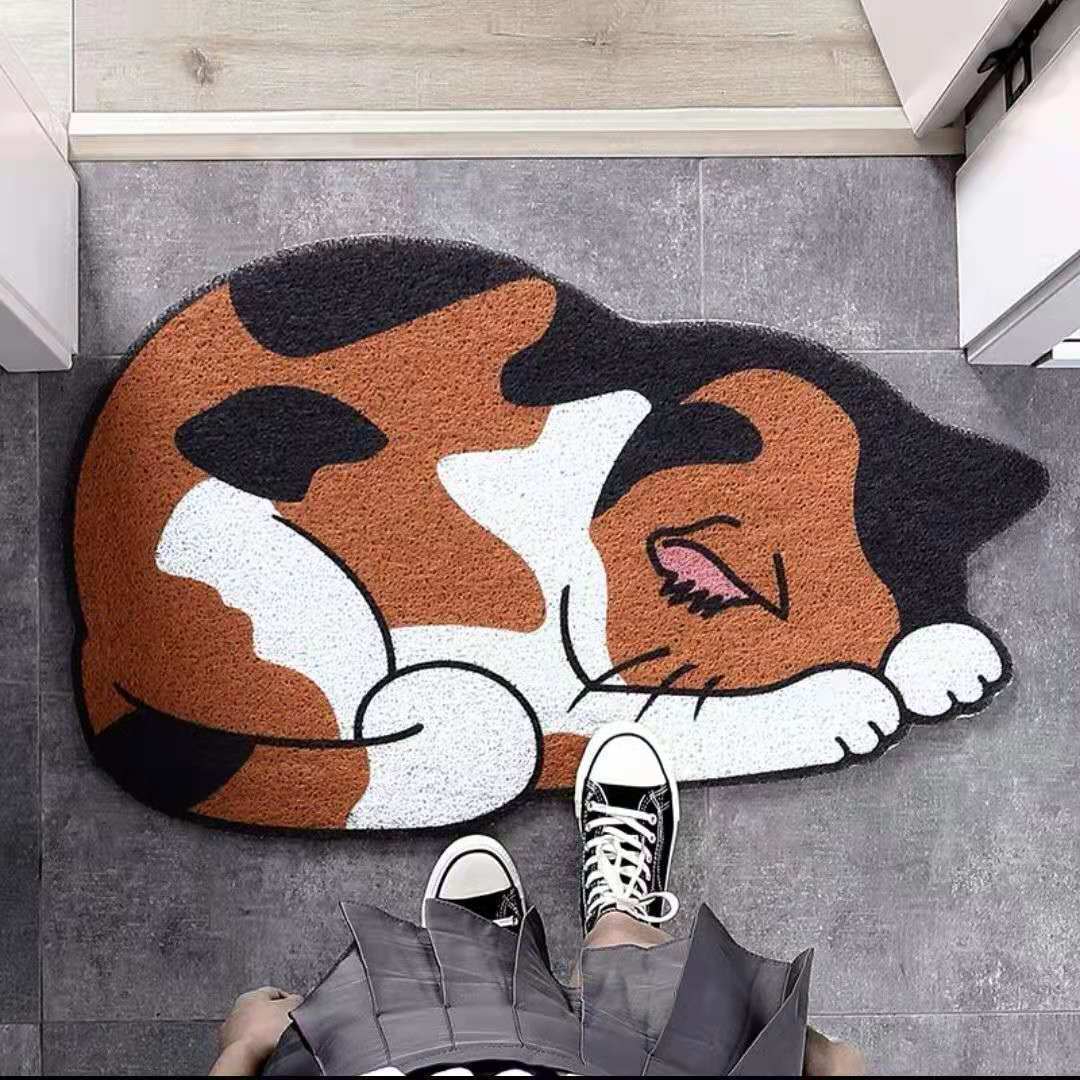 Entrance Door Cartoon Silk Ring Mat Entrance Door Emporium Discounts