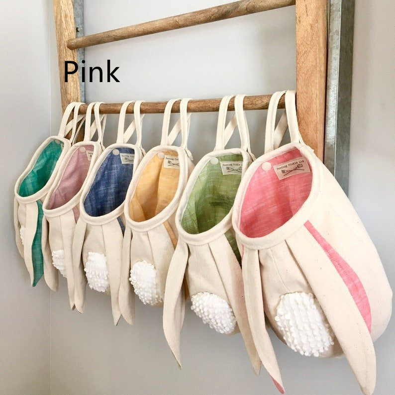 Fabric Bunny Ear Easter Bag Hanging Emporium Discounts 5 Daily Gadgets Product In 2023 pink