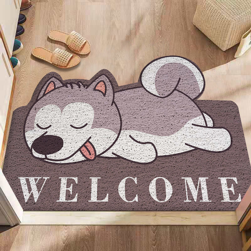 Entrance Door Cartoon Silk Ring Mat Entrance Door Emporium Discounts