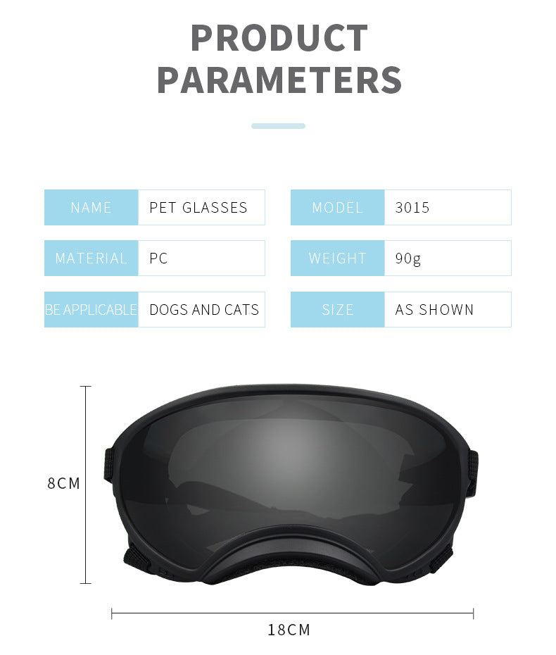 Ski Pet Dog Wind Protection Goggles Accessories Emporium Discounts