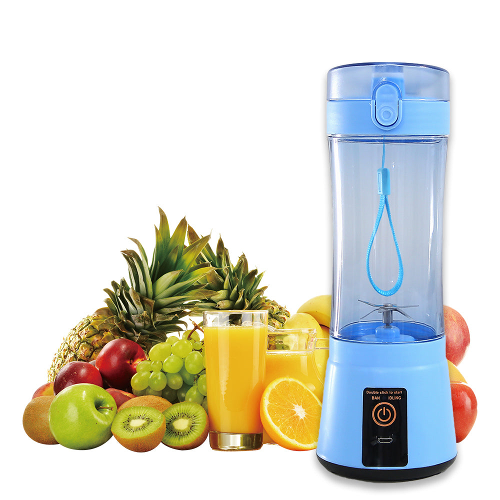 Portable Blender Portable Fruit Electric Juicing Cup Kitchen Gadgets Emporium Discounts Blue Colour