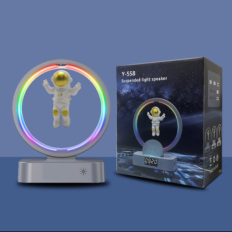 Magnetic Levitation Bluetooth Speaker Astronaut Home RGB Mini Radio TWS Sound Box Outdoor Wireless Subwoofer TF AUX USB Emporium Discounts