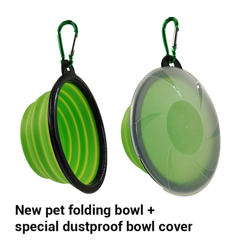 Products Small Silicone Dog Bowl Travel Folding Dog Bowl Tpe Pet Folding Bowl Outdoor Portable Dog Bowl Emporium Discounts Come in different colours Green