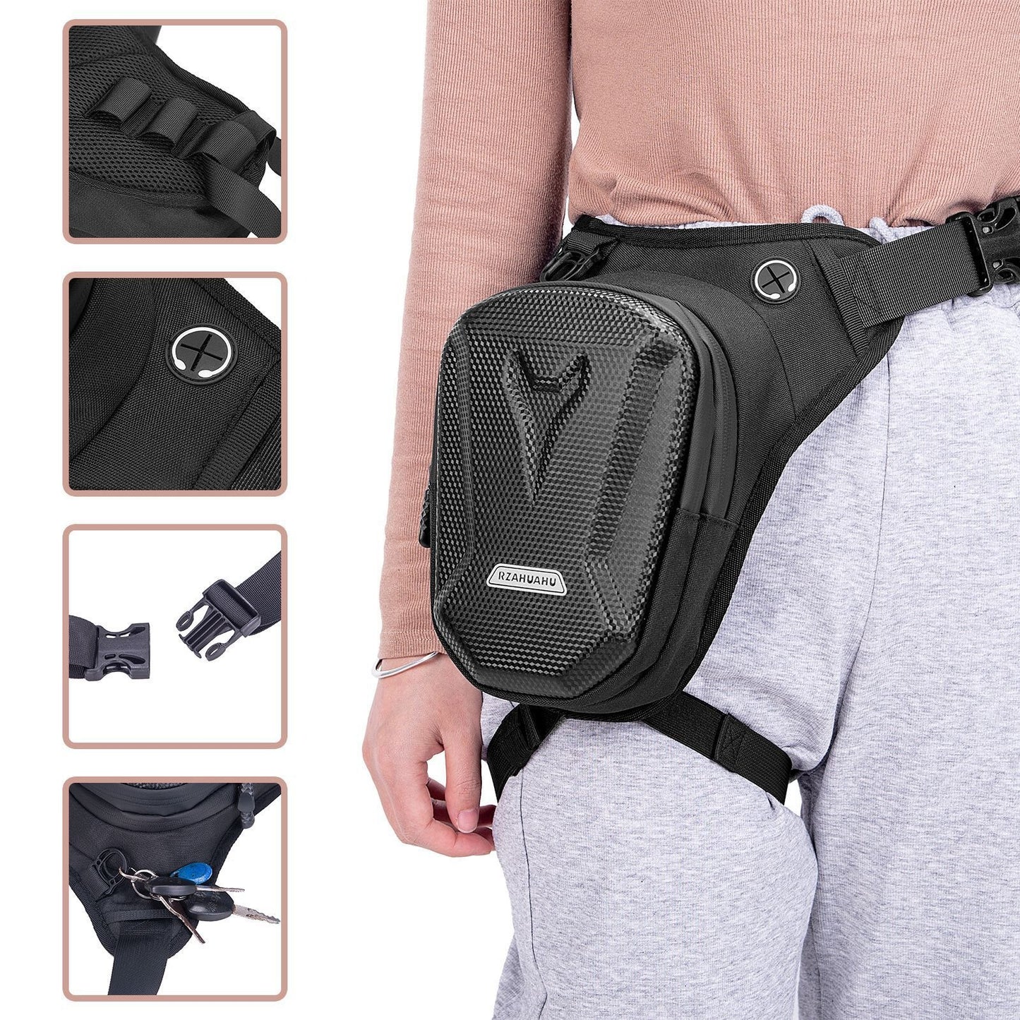 Products Tactical Leg Bag Men's Motorcycle Bike Multifunctional Waterproof Leggings Waist Bag Outdoor Oblique Straddle Bag Emporium Discounts