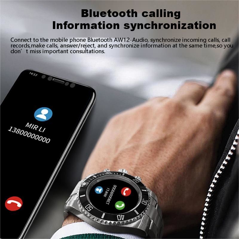 Men's Smart Watch Bluetooth Call Message Display Emporium Discounts