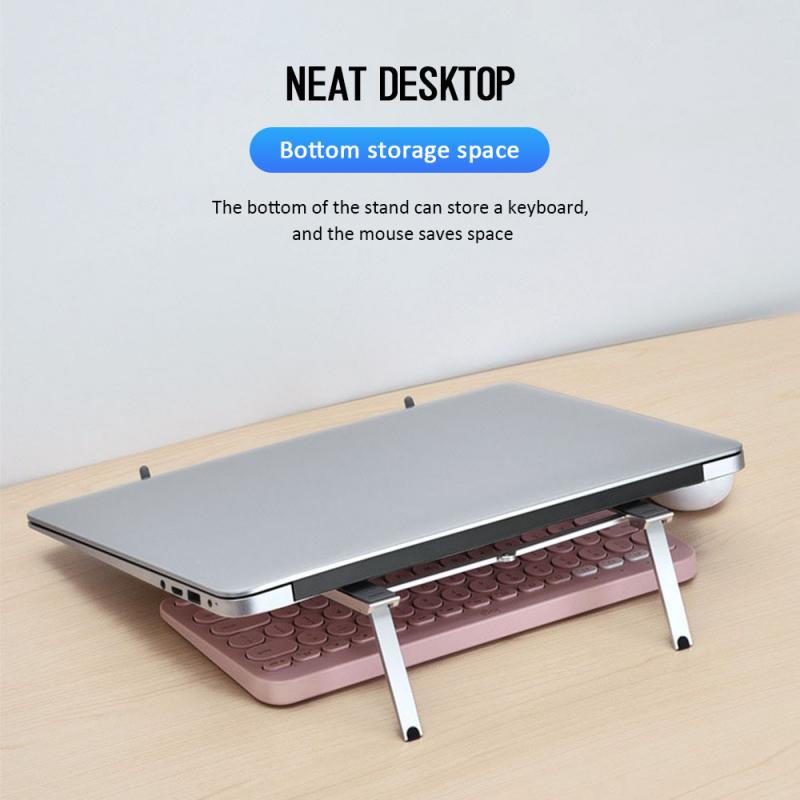 3 In 1  Foldable Laptop Holder Adjustable Aluminum Tablet Desktop Holder For Phone/iPad/Laptop Notebook Cell Phone Holder Stand Support Emporium Discounts 5 Daily Gadget or Products Discounted at 20%  OFF Code DAILY20